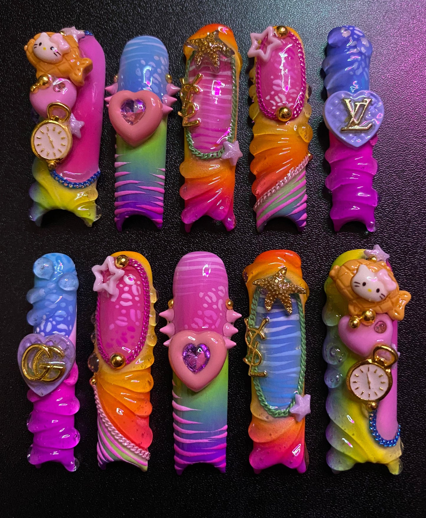 Tropical Pixi | Press on nails