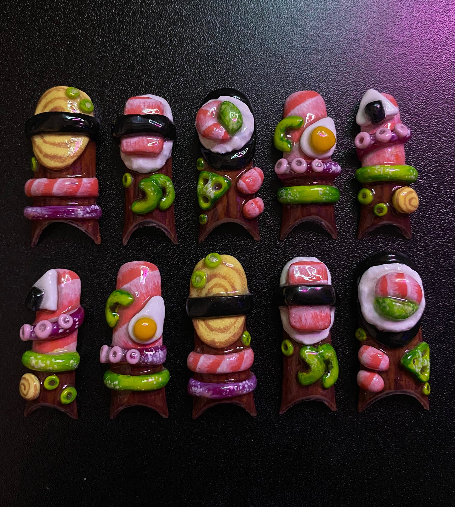 Sushi Boat | Press on nails