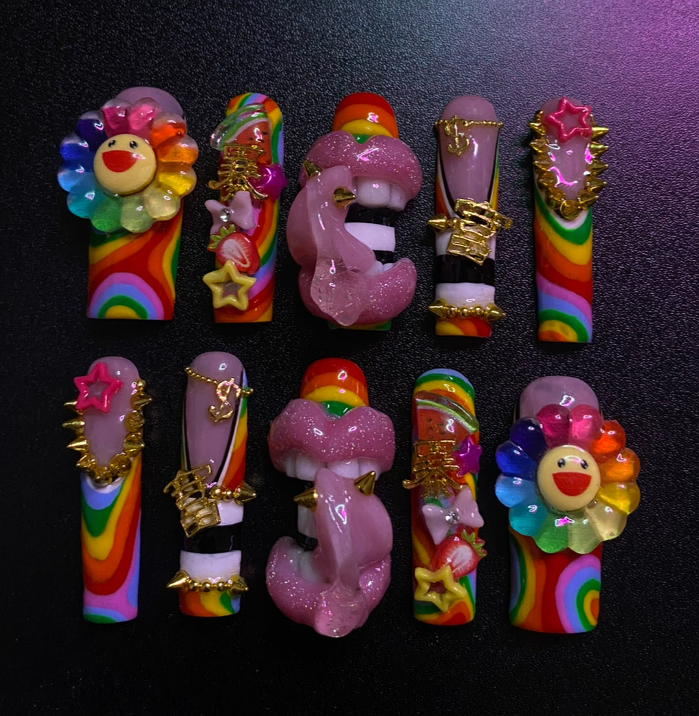 Kaleidoscope | Press on nails