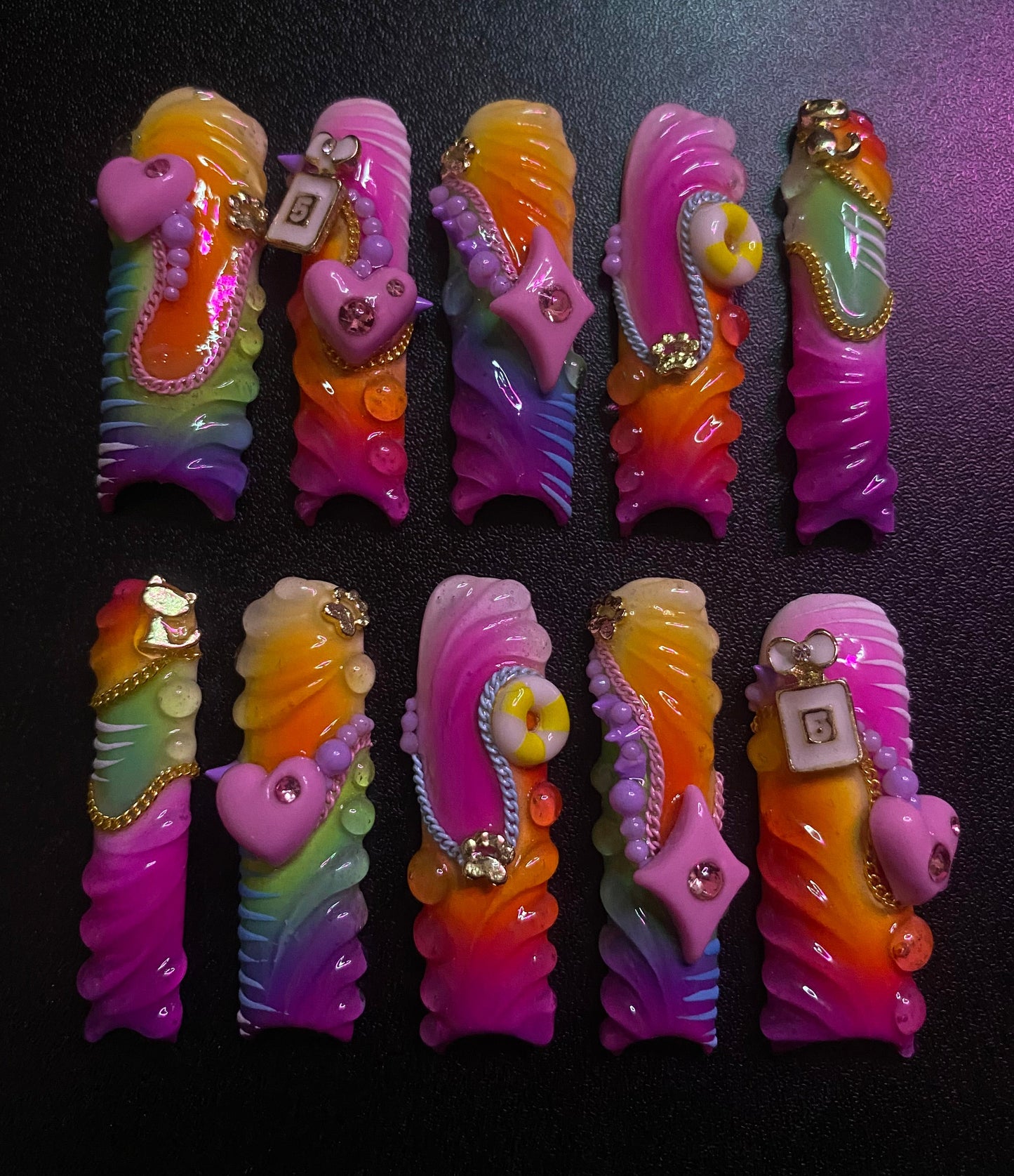 Tropical Kandy | Press on nails