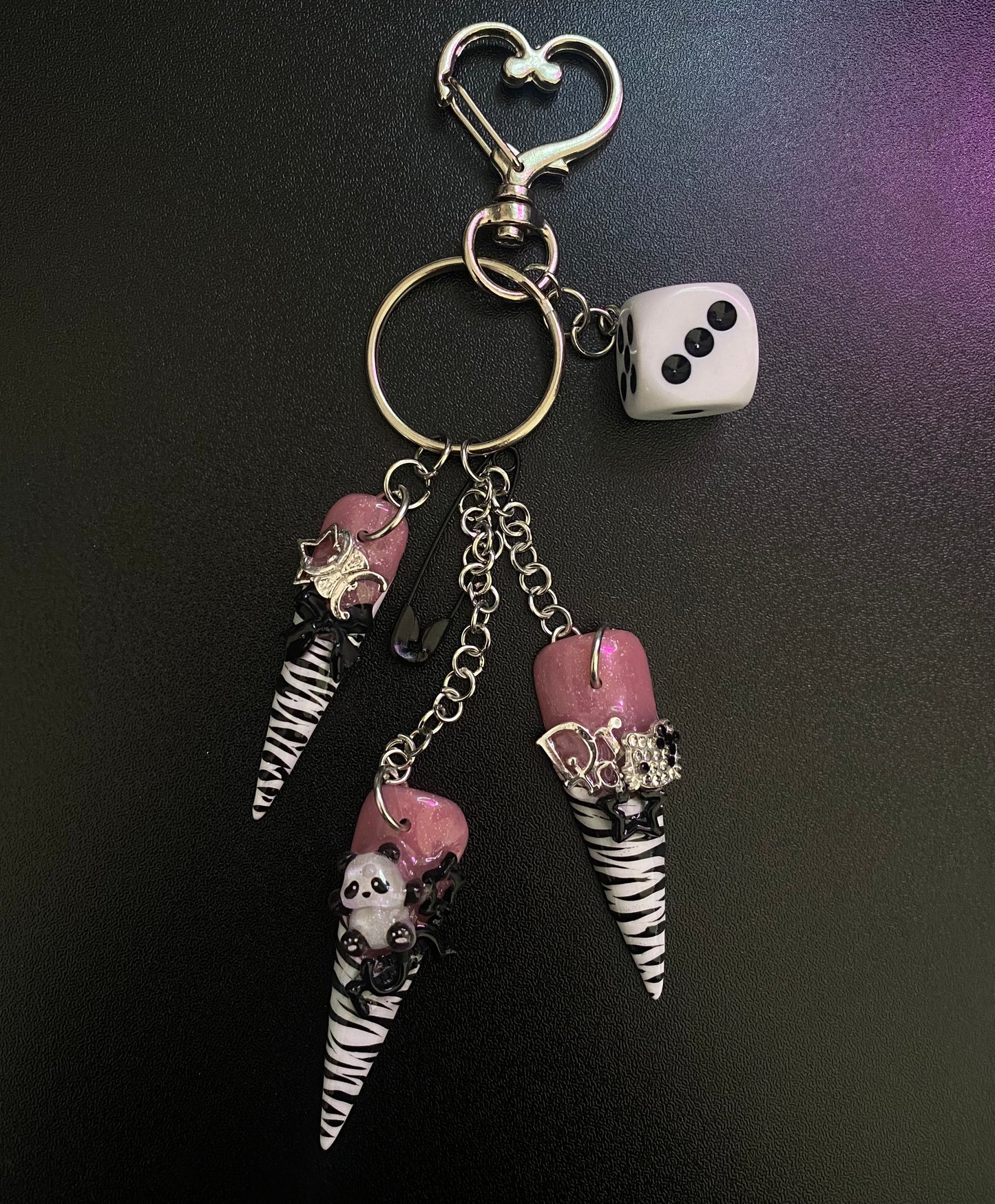 Dice Keychain