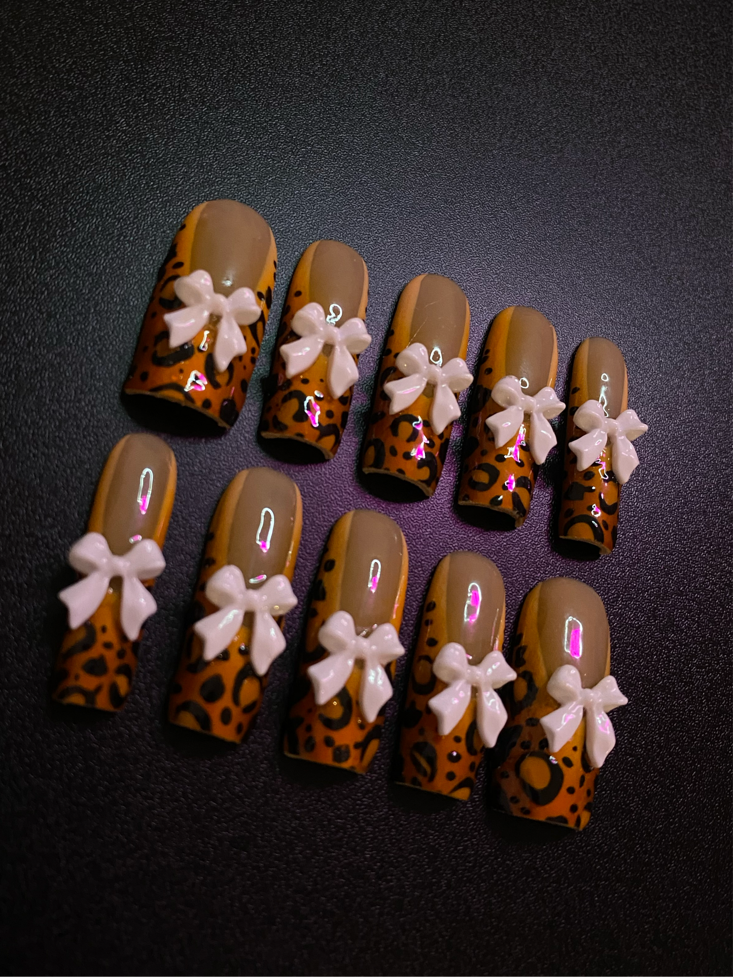 Safari sorbet | Press on nails