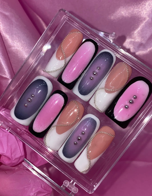 Lavender Cookiez | Press on gel nails