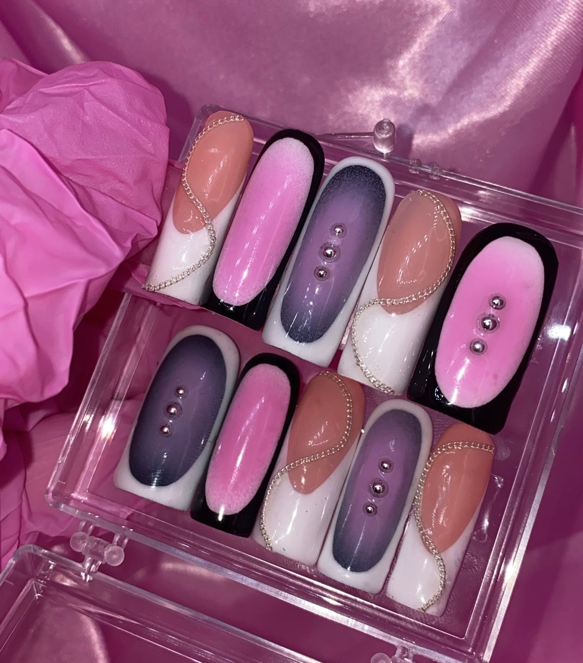 Lavender Cookiez | Press on gel nails