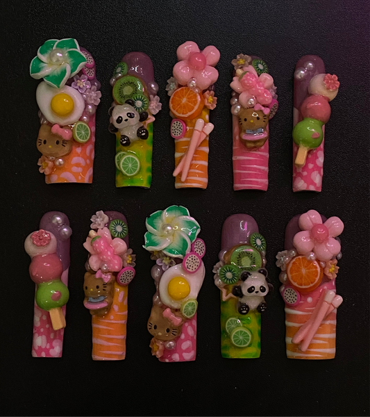 Kawaii Jungle | Press on nails