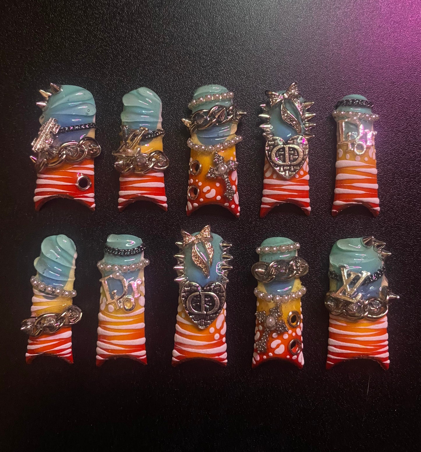 Ice Tiger | Press on nails