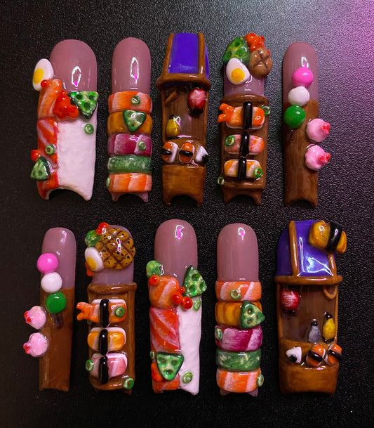 Sushi Market | Press on nails
