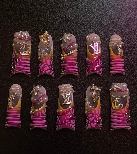 Sour Berry | Press on nails