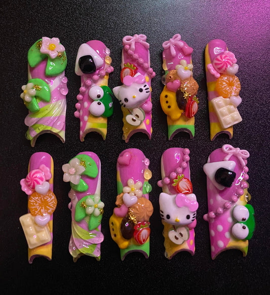 Spring Kawaii | Press on nails