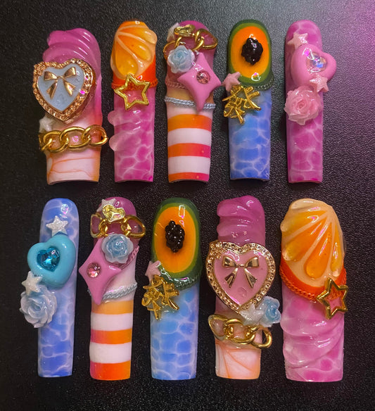 Juicy | Press on nails