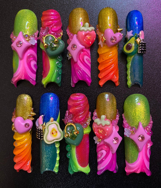 Colour Cat | Press on nails