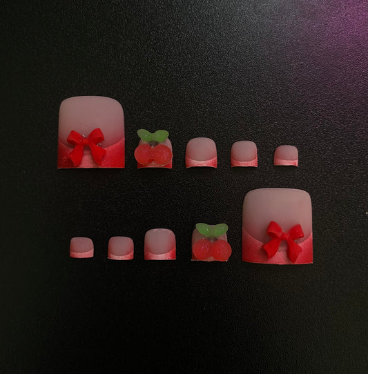 Cherry Pie | Press on Toes