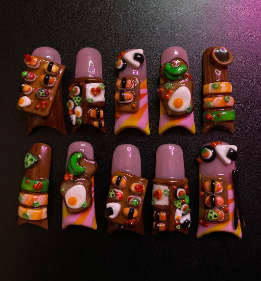 Sushi Board |Press on nails