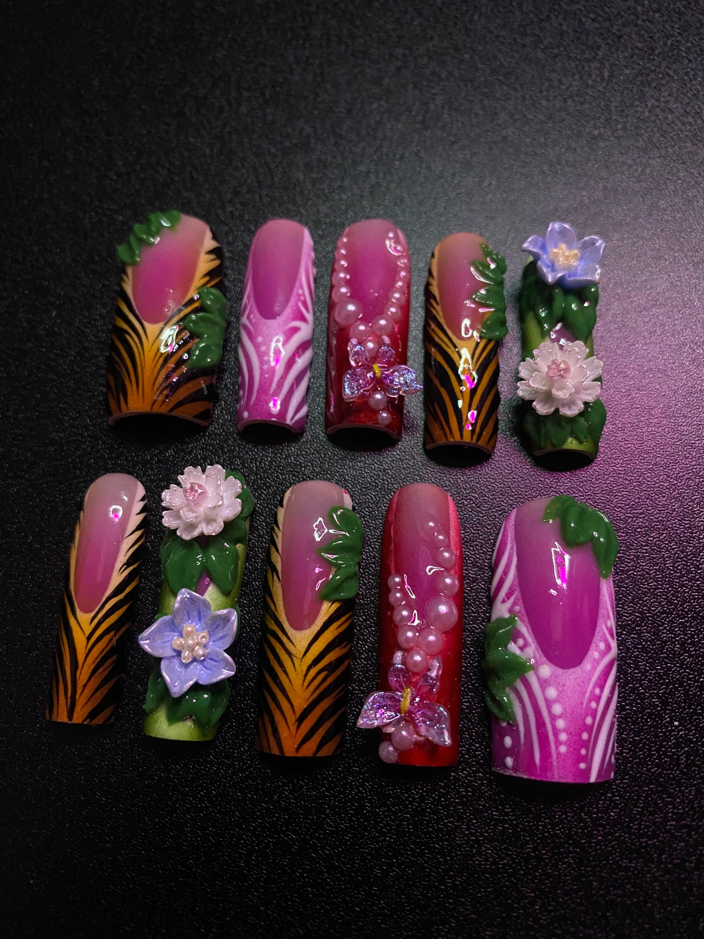 Tropical Treats | Press on nails