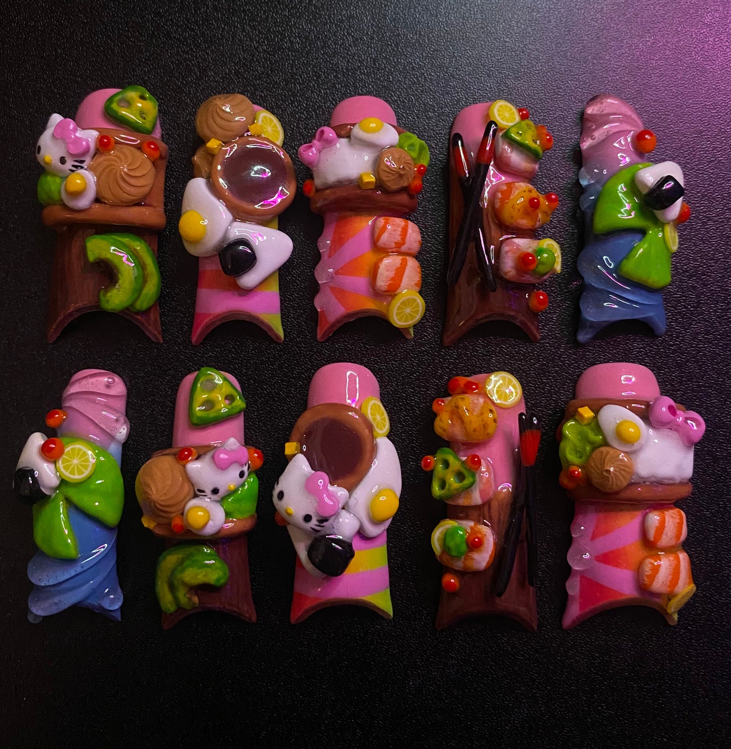 Sushi Bae | Press on nails