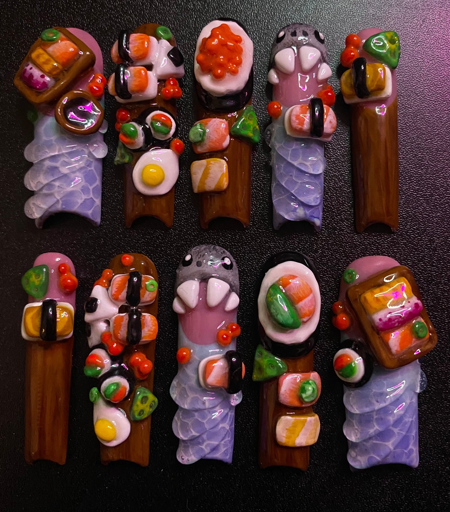 Sushi Snaax | Press on nails
