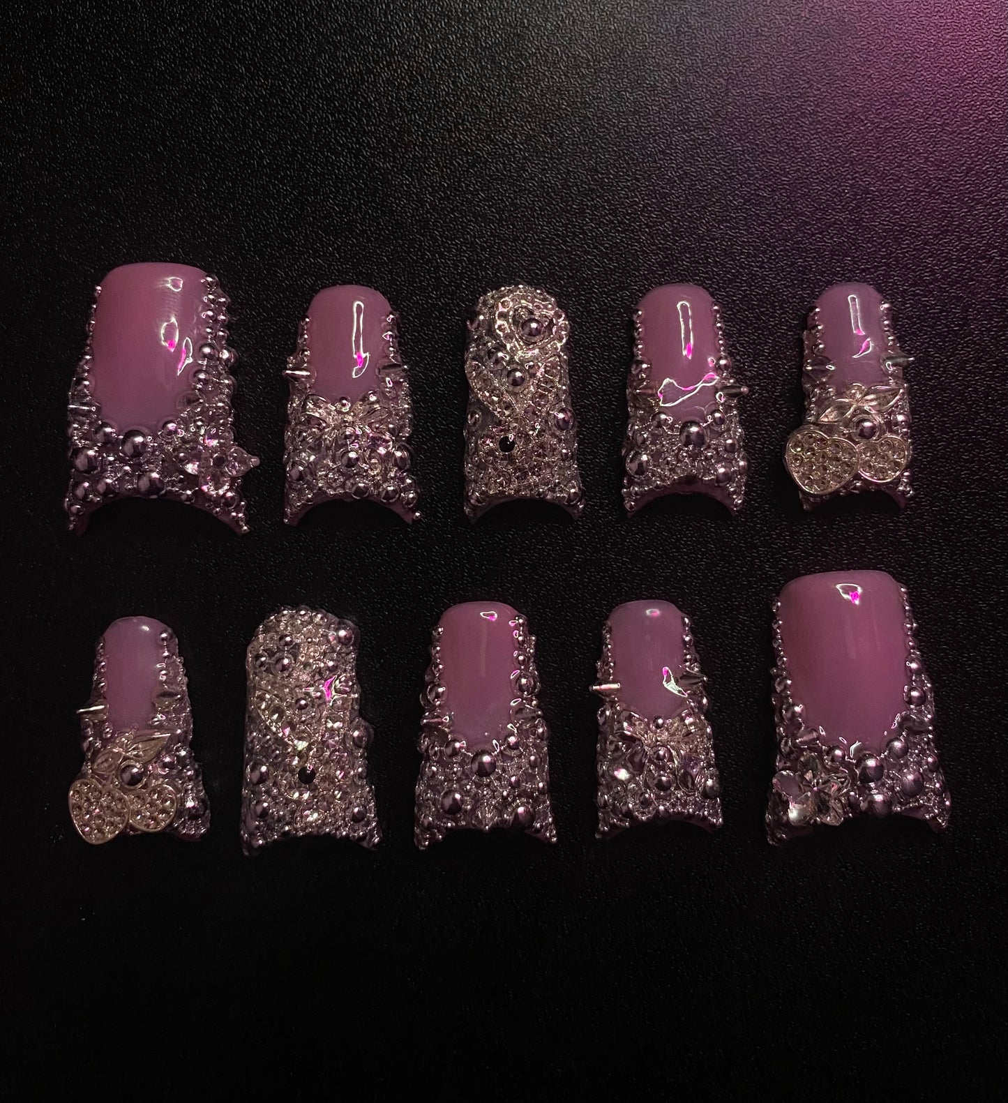 Heavy Metal | Press on nails