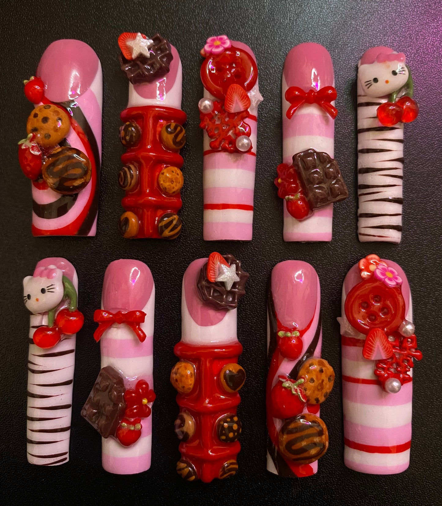 Choco Box | Press on nails