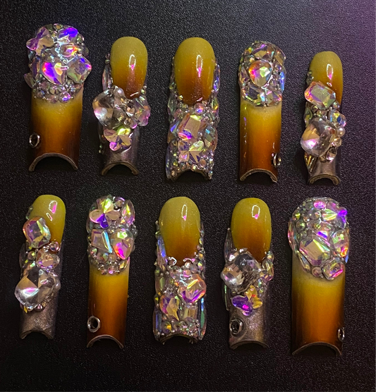 Rox Brûlée | Press on nails