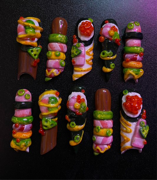 SushiSnax | Press on nails