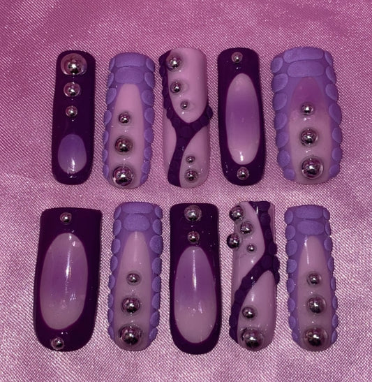 Purple Potion | Press on gel nails