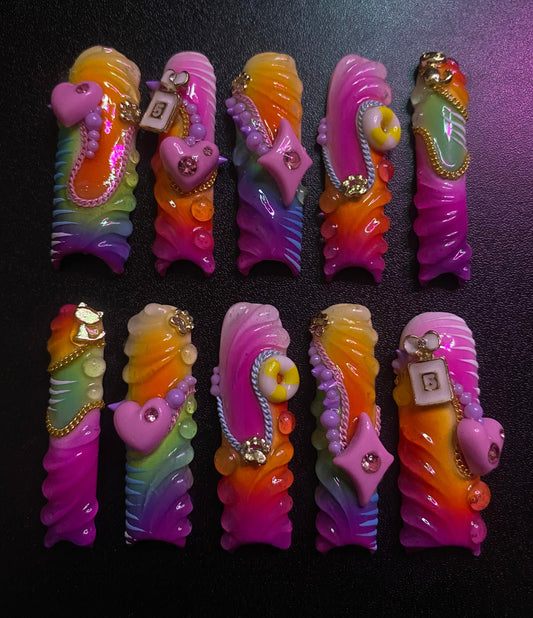 Tropical Kandy | Press on nails
