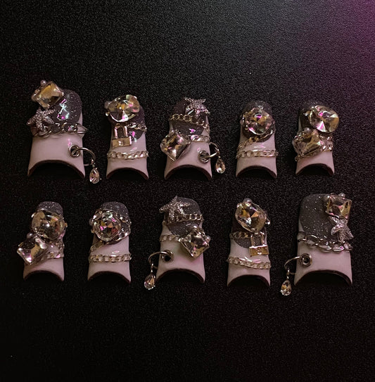 Diamond Drop | Press on nails