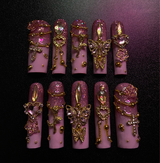 Forever Roses | Press on nails