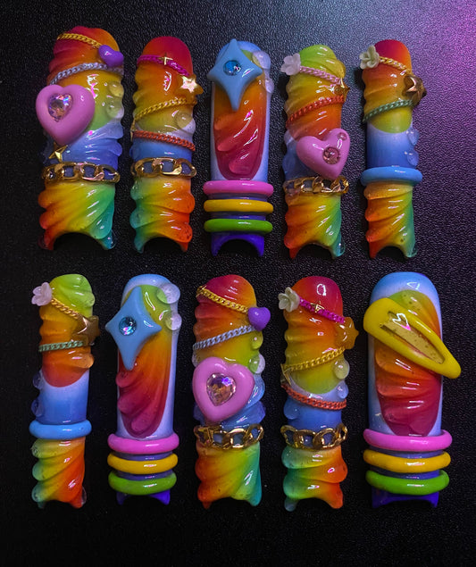 Skittles | Press on nals