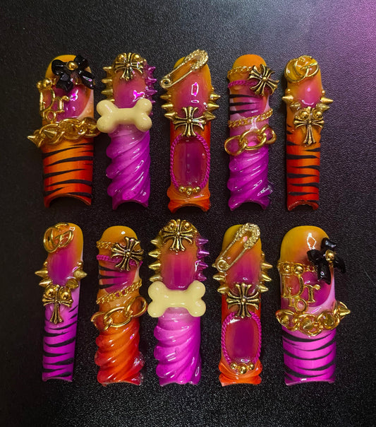 Warm Violet | Press on nails