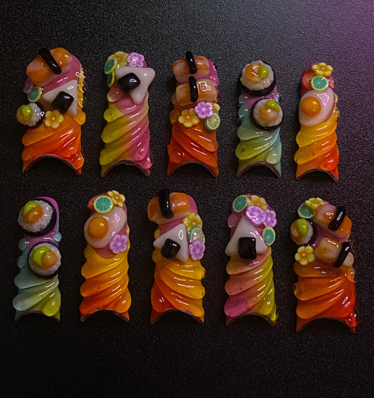 Baby Bento | Press on nails