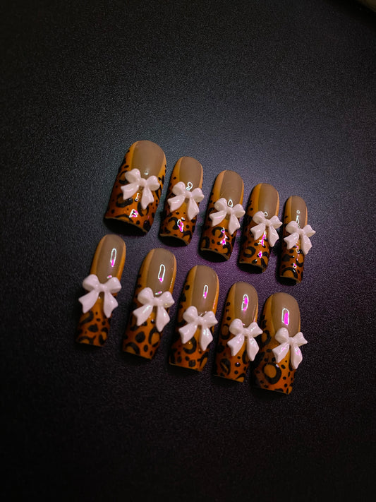 Safari sorbet | Press on nails