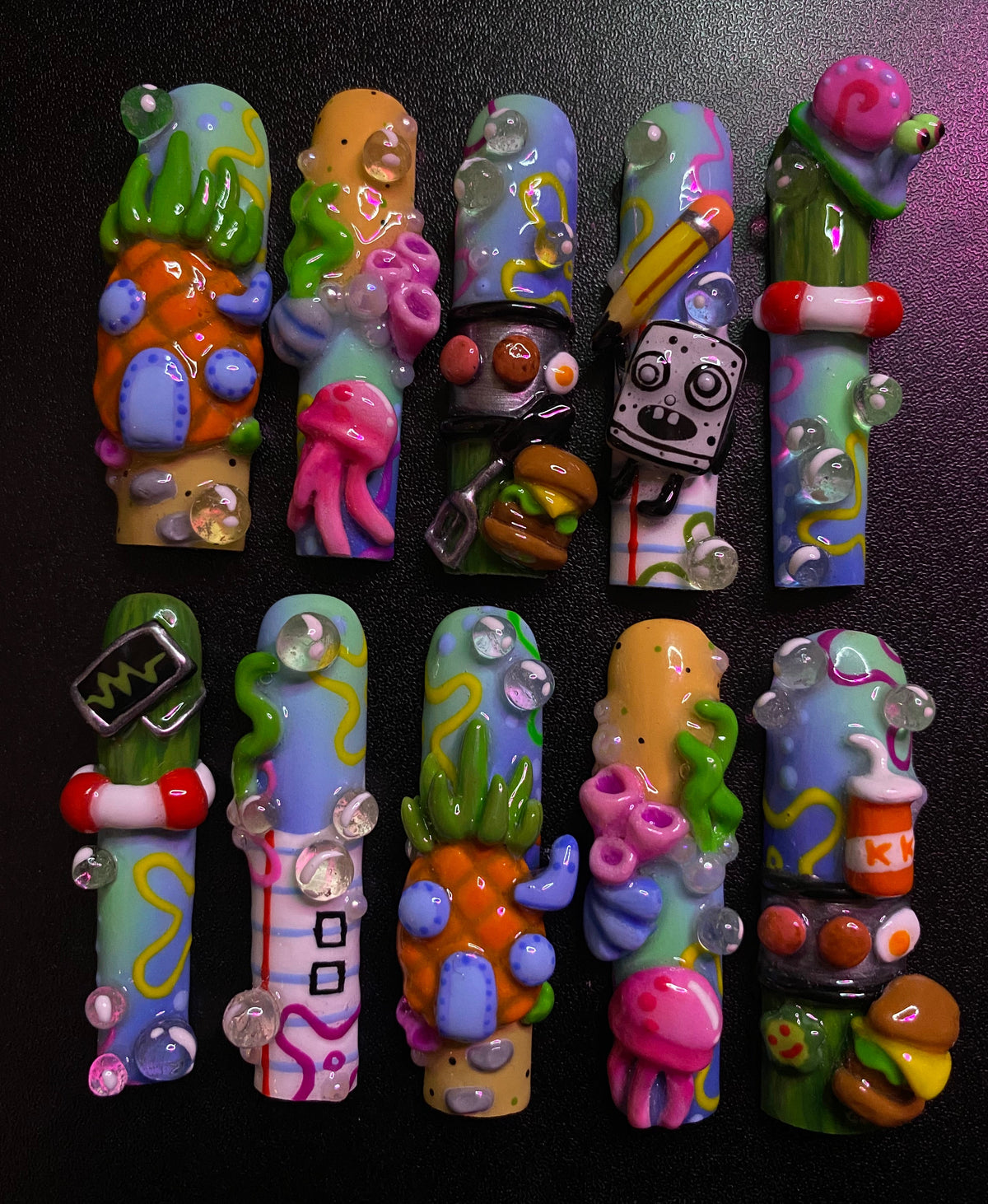 Spongebob | Press on nails