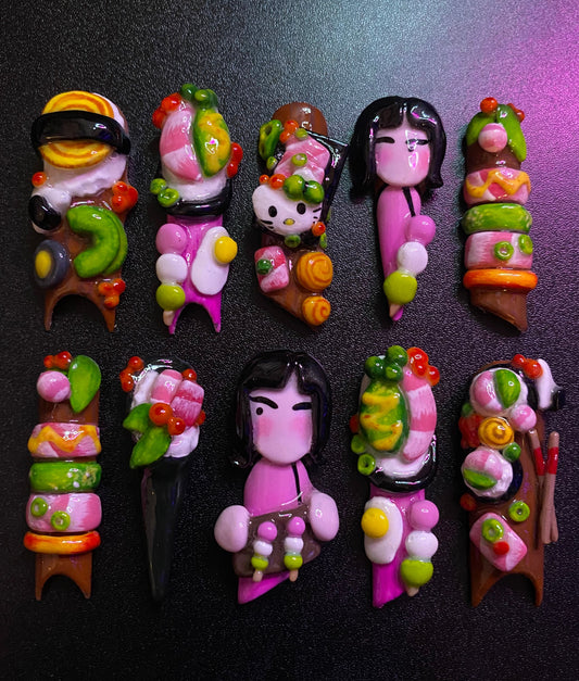 Sushi Szn | Press on nails