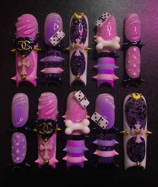 Ultra Violet | Press on nails